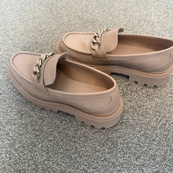Aldo Brixton Chunky Loafers, Nude/Light Pink, Size 8.5 - Picture 2 of 3